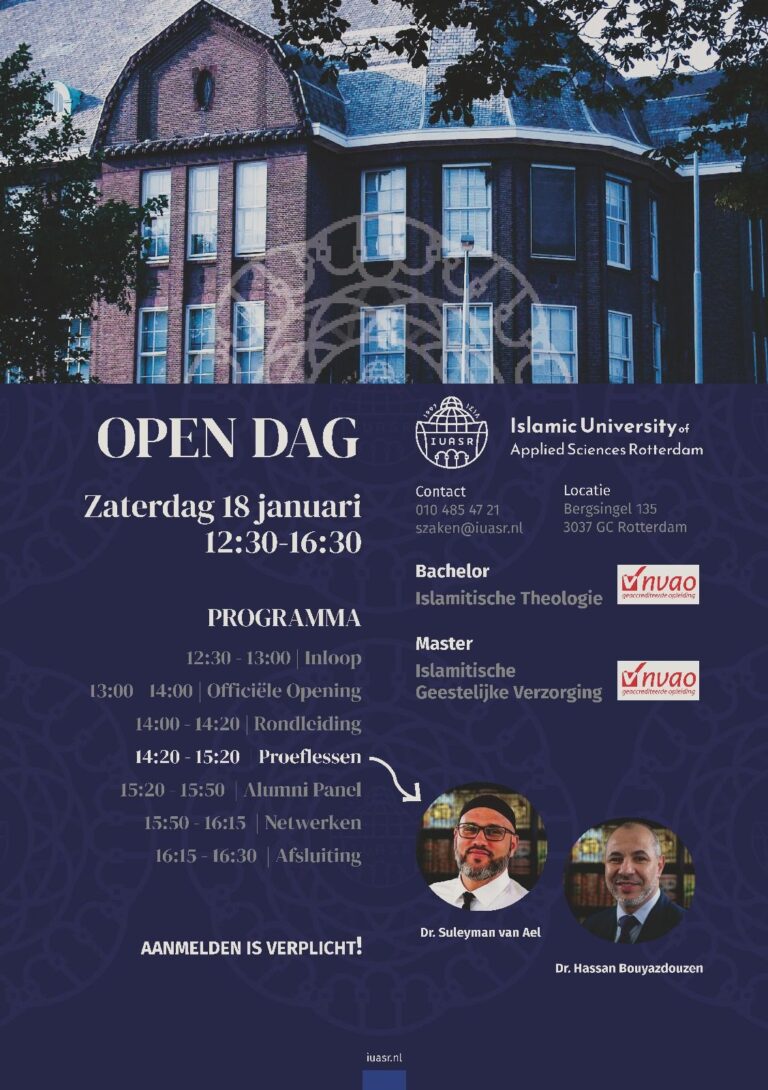 Opendag 18 januari 2025